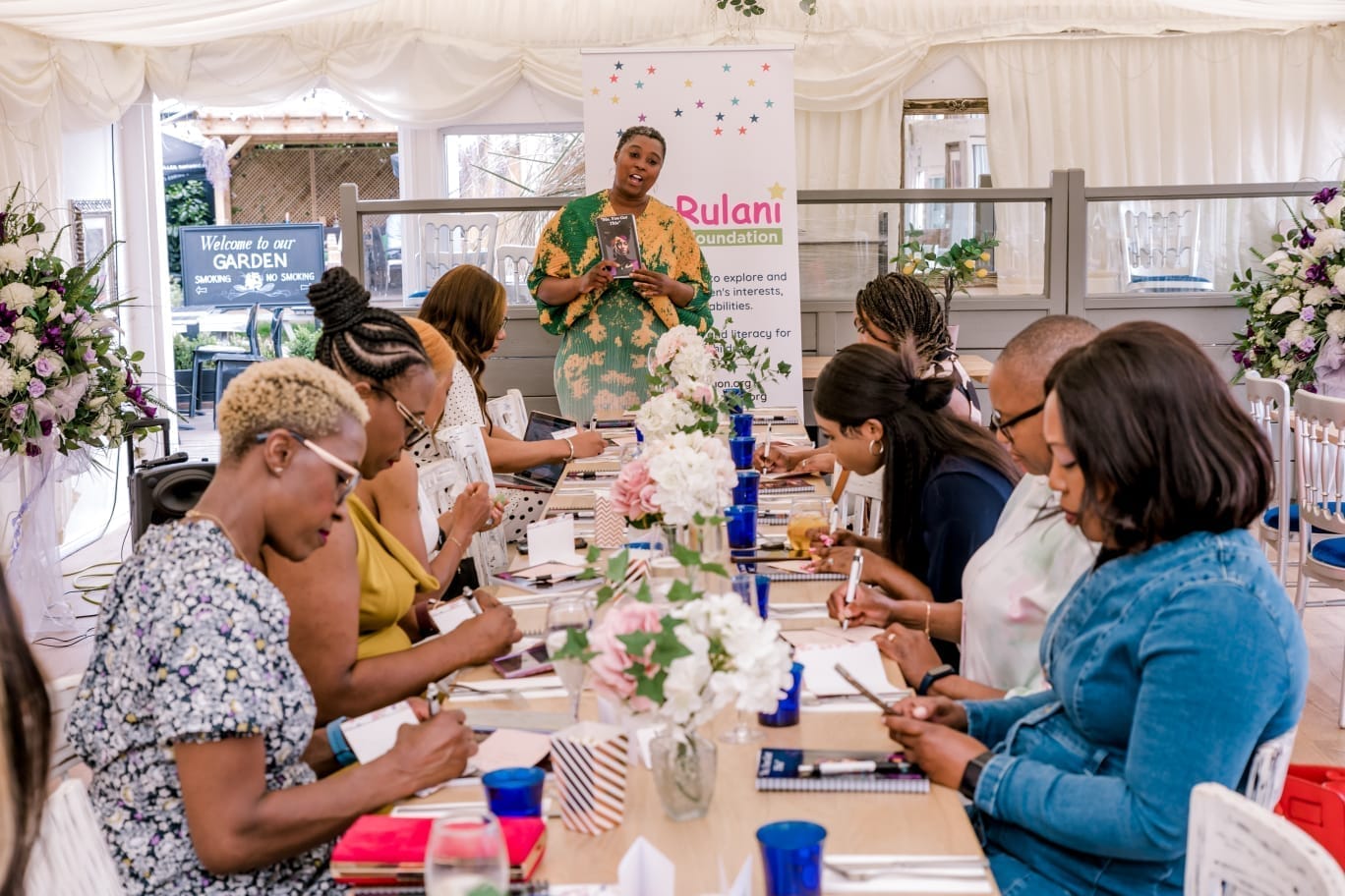Women at a learning workshop with Rumbi